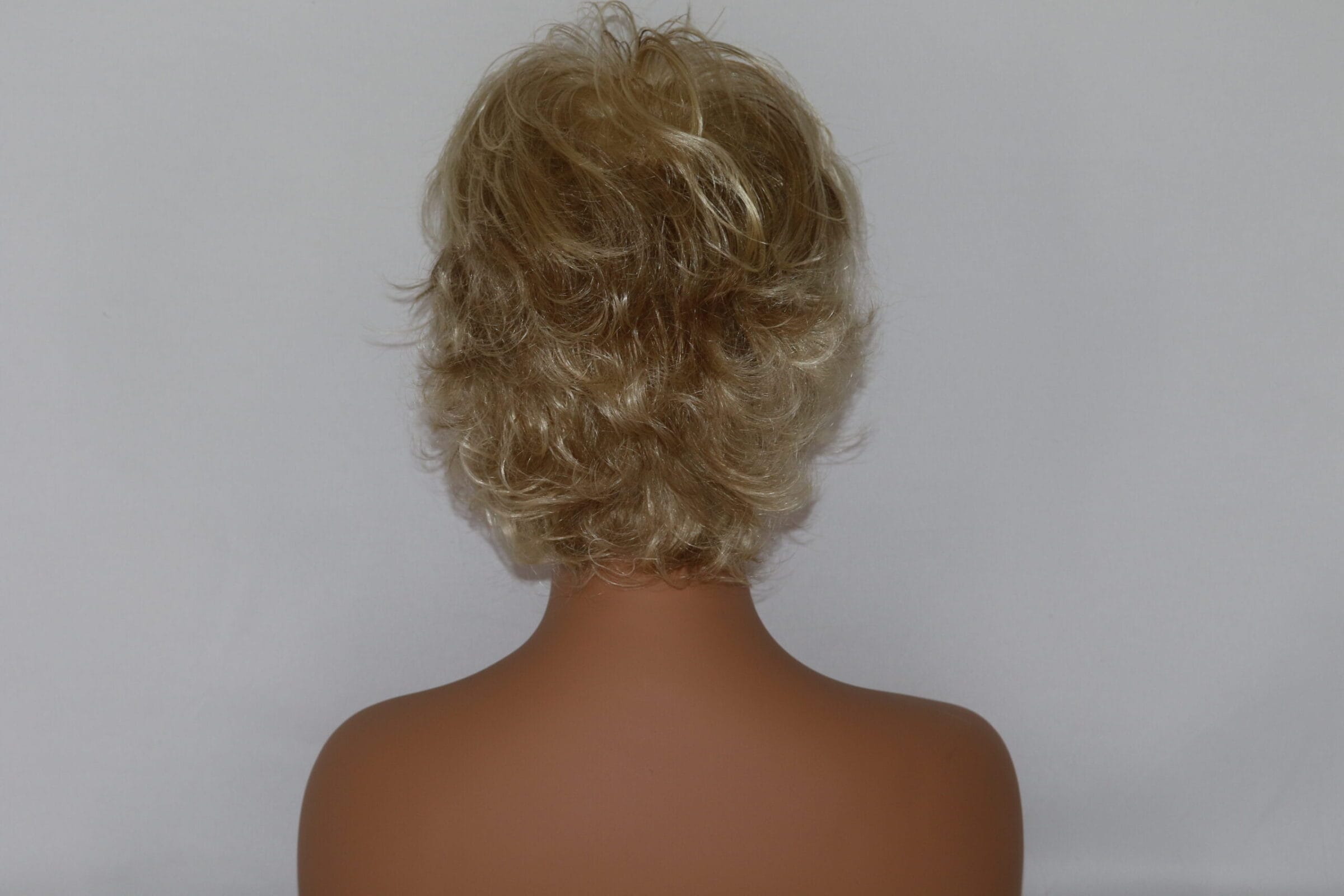 Lacey - Blonde Medium Length Blended Material Wig - Image 2