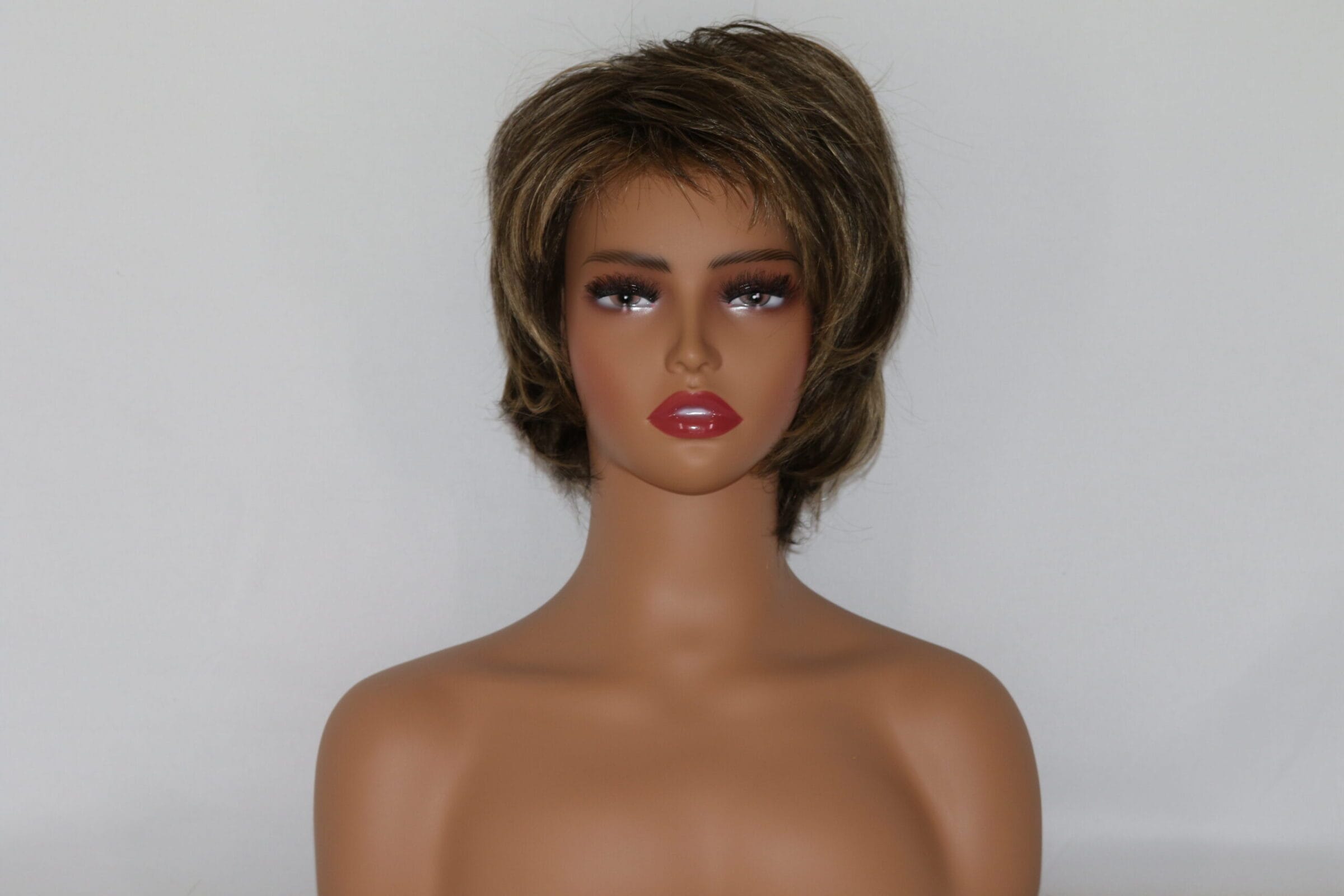 Raven - Brown Short Length Synthetic Wig