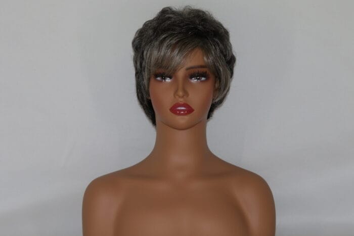 Rosalie - Gray Short Length Synthetic Wig