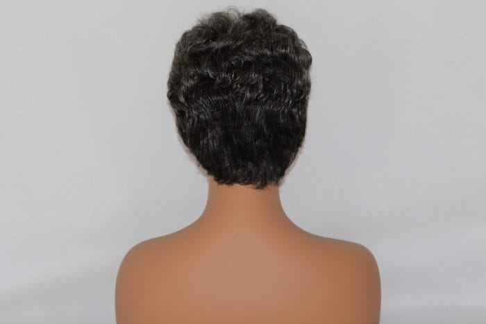 Rosalie - Gray Short Length Synthetic Wig - Image 2