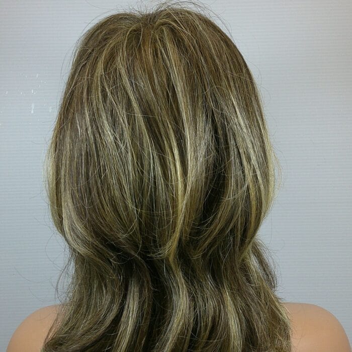 Amaya - Brown long length Synthetic HF Wig - Image 2