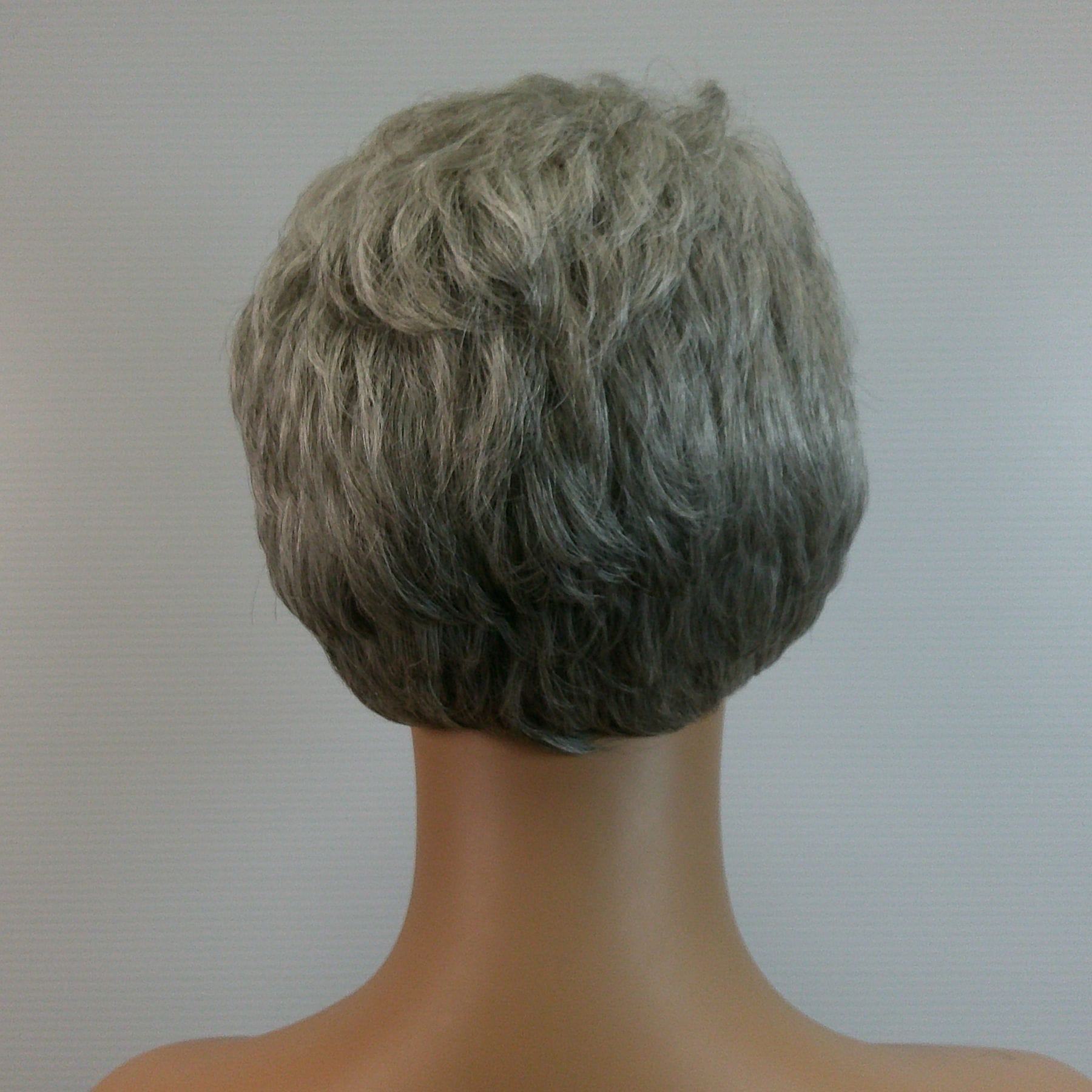 Dixie - Gray Short Length Synthetic HF Wig - Image 2