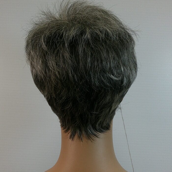 Grace - Gray Short Length Synthetic HF Wig - Image 2