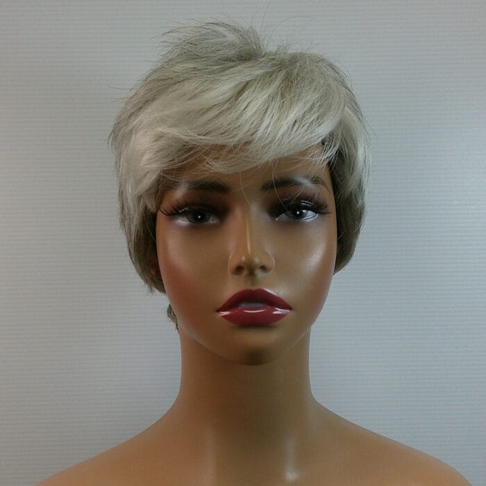 Kayla - Gray Short Length Synthetic HF Wig