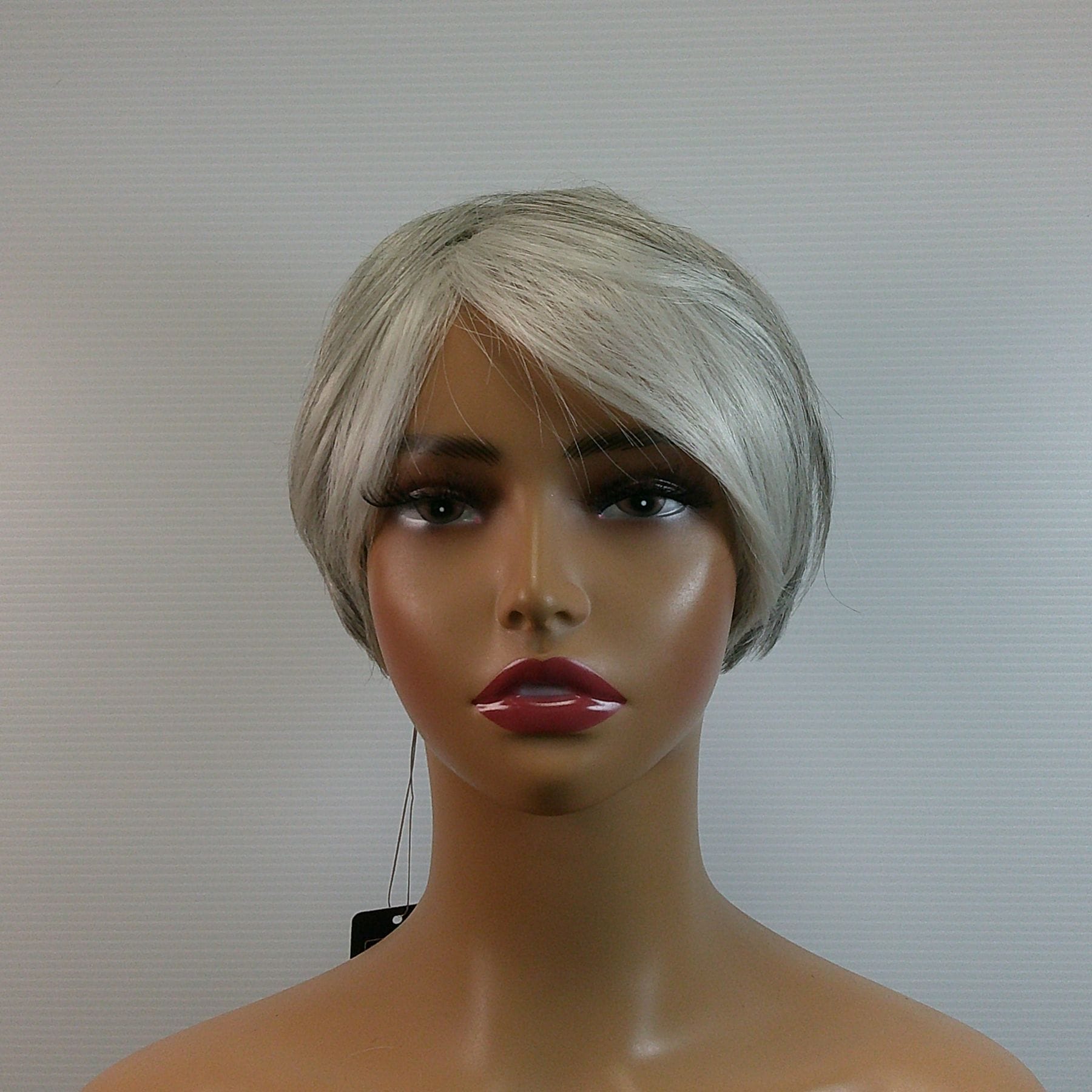 Lily - Gray Short Length Synthetic HF Wig