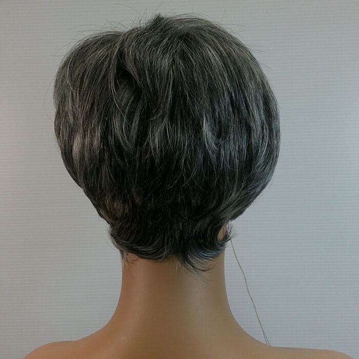 May - Gray Short Length Synthetic HF Wig - Image 2