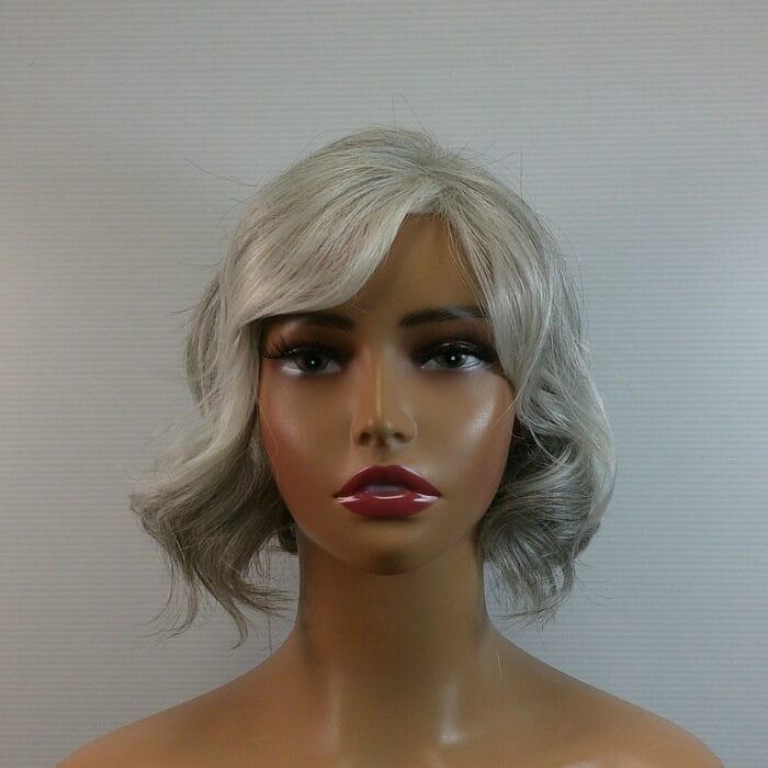 Sassy - Gray Short Length Synthetic HF Wig