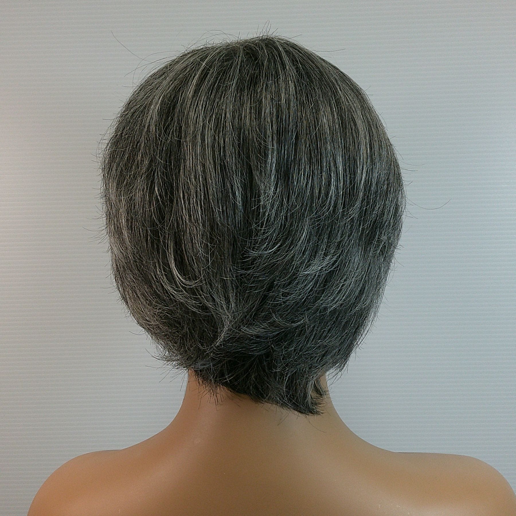 Wendy - Gray Short Length Synthetic HF Wig - Image 2