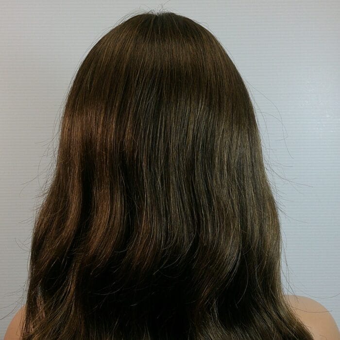 Brooklyn - Brown Medium Length Synthetic Wig - Image 2