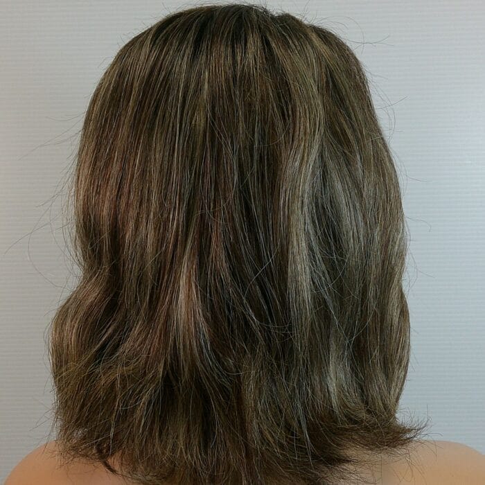 Bailey - Brown Medium Length Synthetic Wig - Image 2