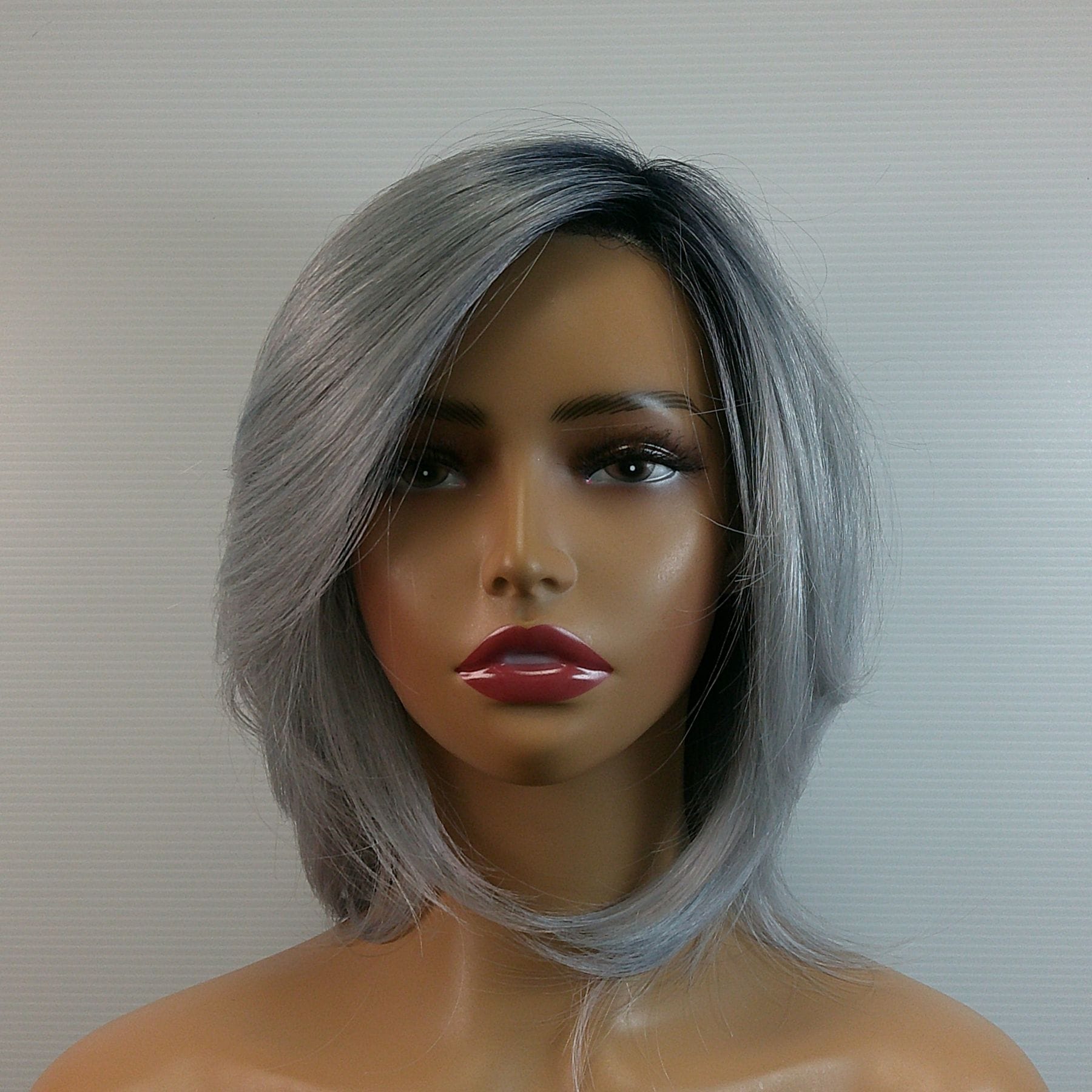 Bryce - Blue Medium Length Synthetic Wig