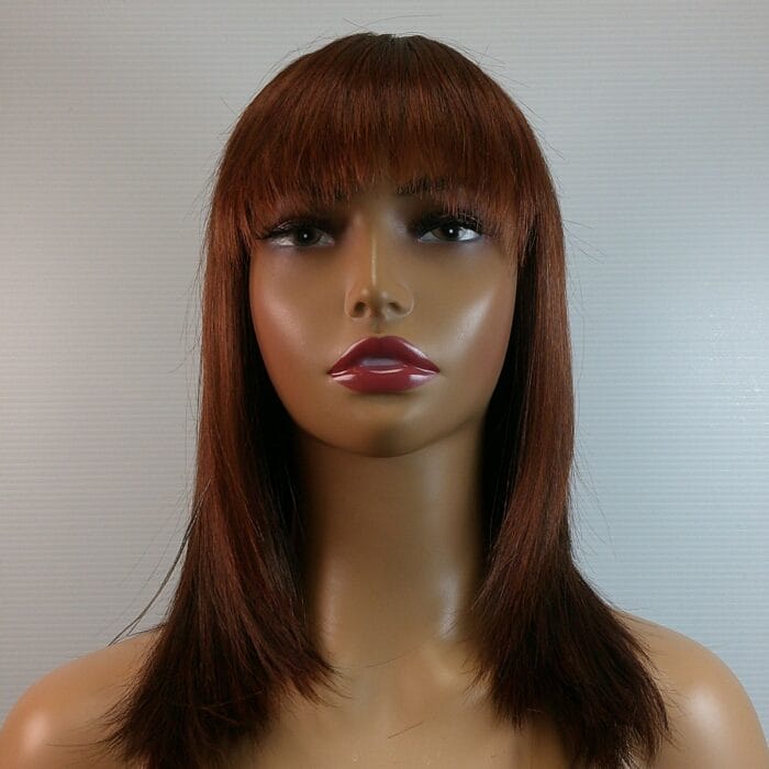 Celia- Red Medium Length Synthetic HF Wig