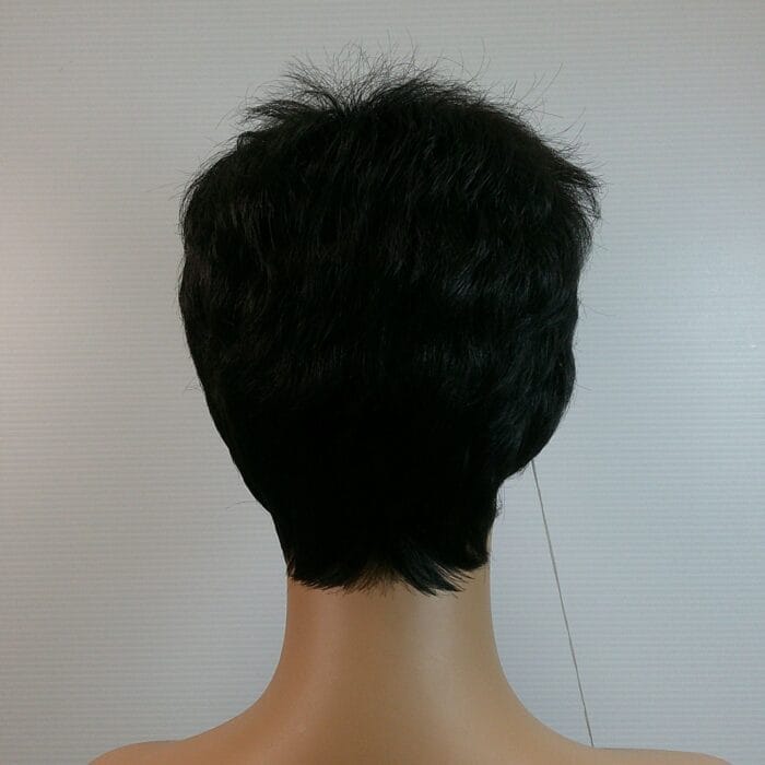 Carson - Black Short Length Synthetic HF Wig - Image 2