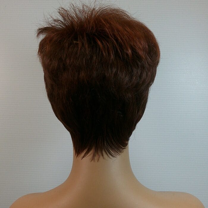 Cleo - Red Short Length Synthetic HF Wig - Image 2