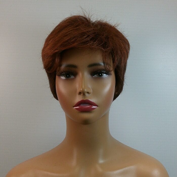 Cleo - Red Short Length Synthetic HF Wig