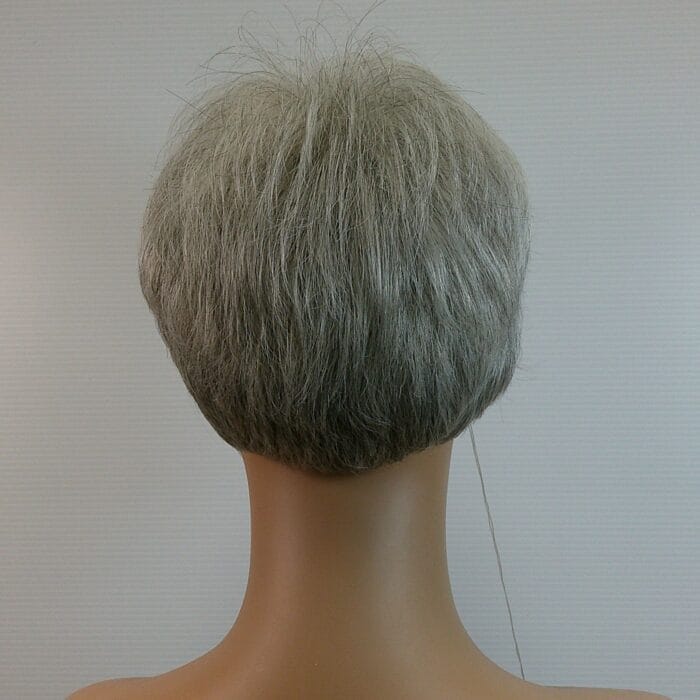 Sarah - Gray Short Length Synthetic HF Wig - Image 2