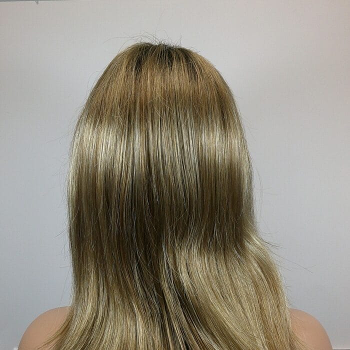 Delia - Blonde Medium Length Synthetic Wig - Image 2