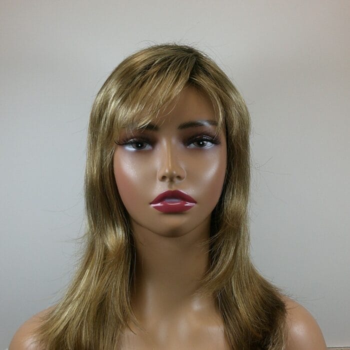 Delia - Blonde Medium Length Synthetic Wig