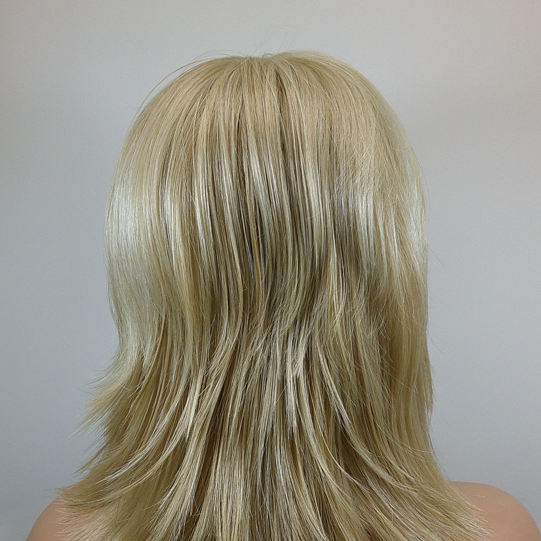 Dylan - Blonde Medium Length Synthetic Wig - Image 2