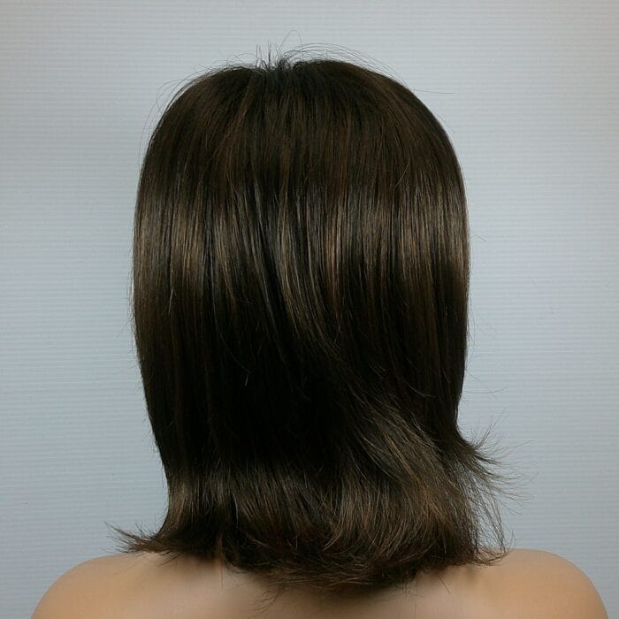 Layla - Brown Medium Length Synthetic Wig - Image 2