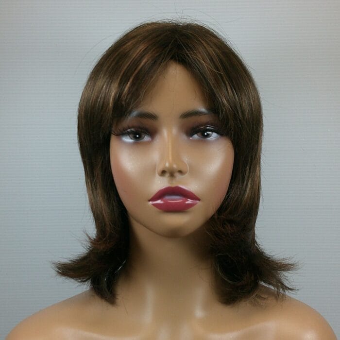 Liliana - Brown Medium Length Synthetic Wig
