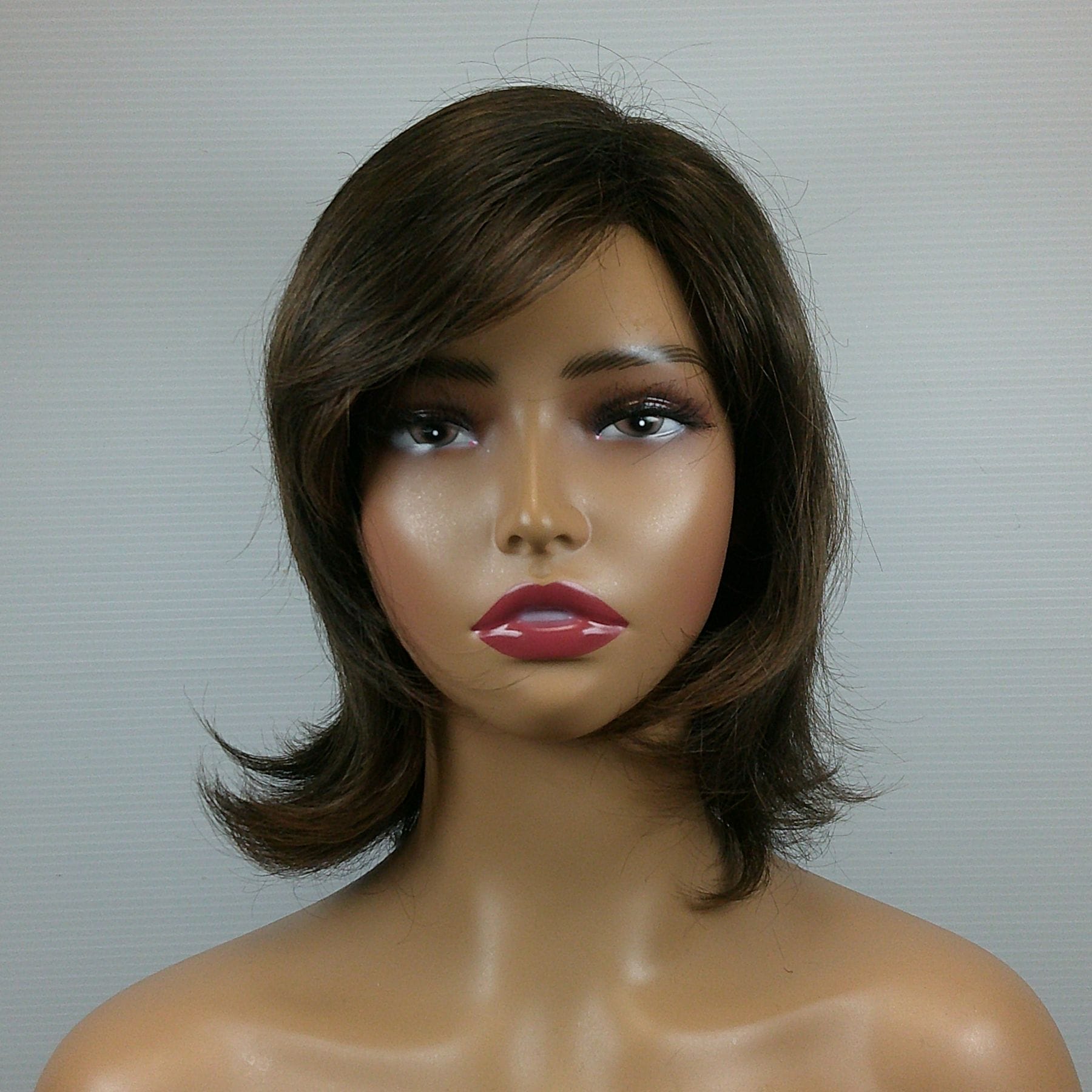 Serenity - Brown Medium Length Synthetic Wig