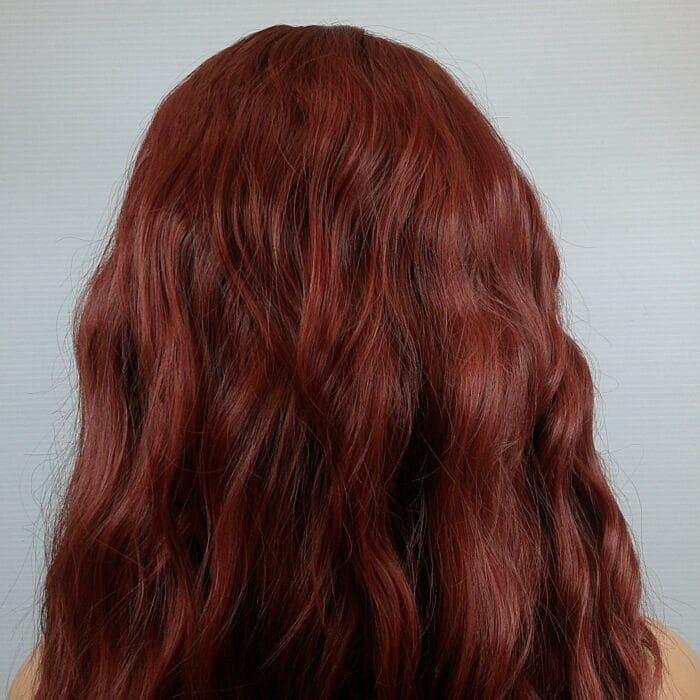 Taylor - Red Medium Length Synthetic Wig - Image 2