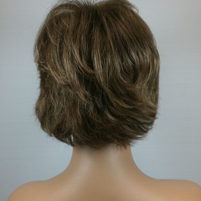 Maria - Brown Short Length Synthetic Wig - Image 2