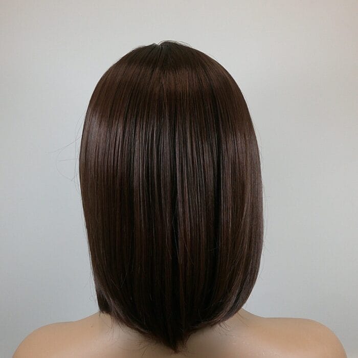 Danica - Cherry Red Medium Length Synthetic Wig - Image 2