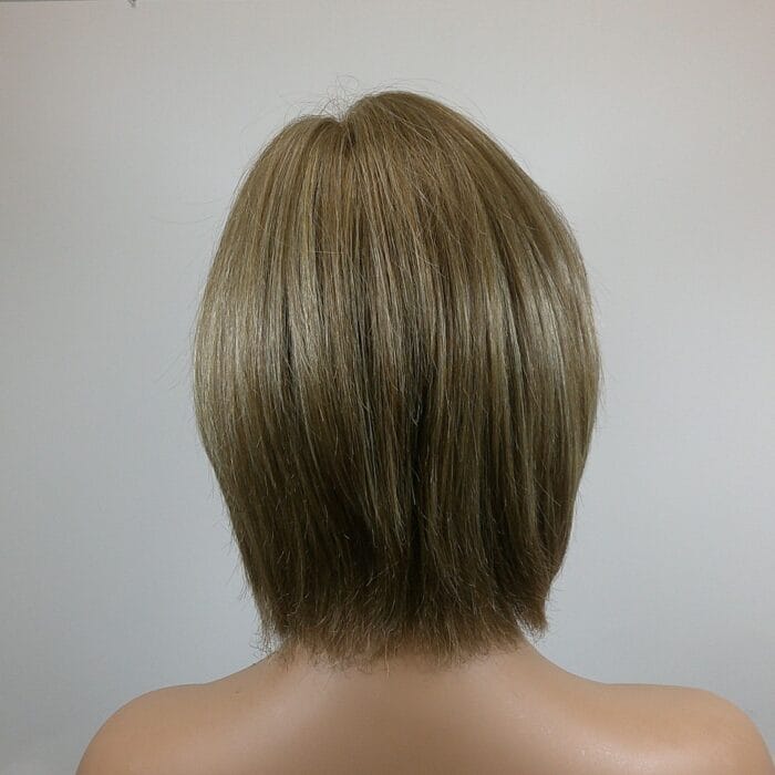 Deanna - Blonde Medium Length Human Hair/Fiber Blend Wig - Image 2