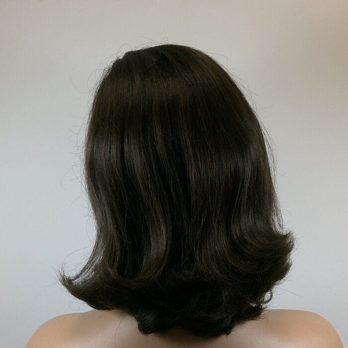 Emily - Brown Medium Length Synthetic Wig - Image 2