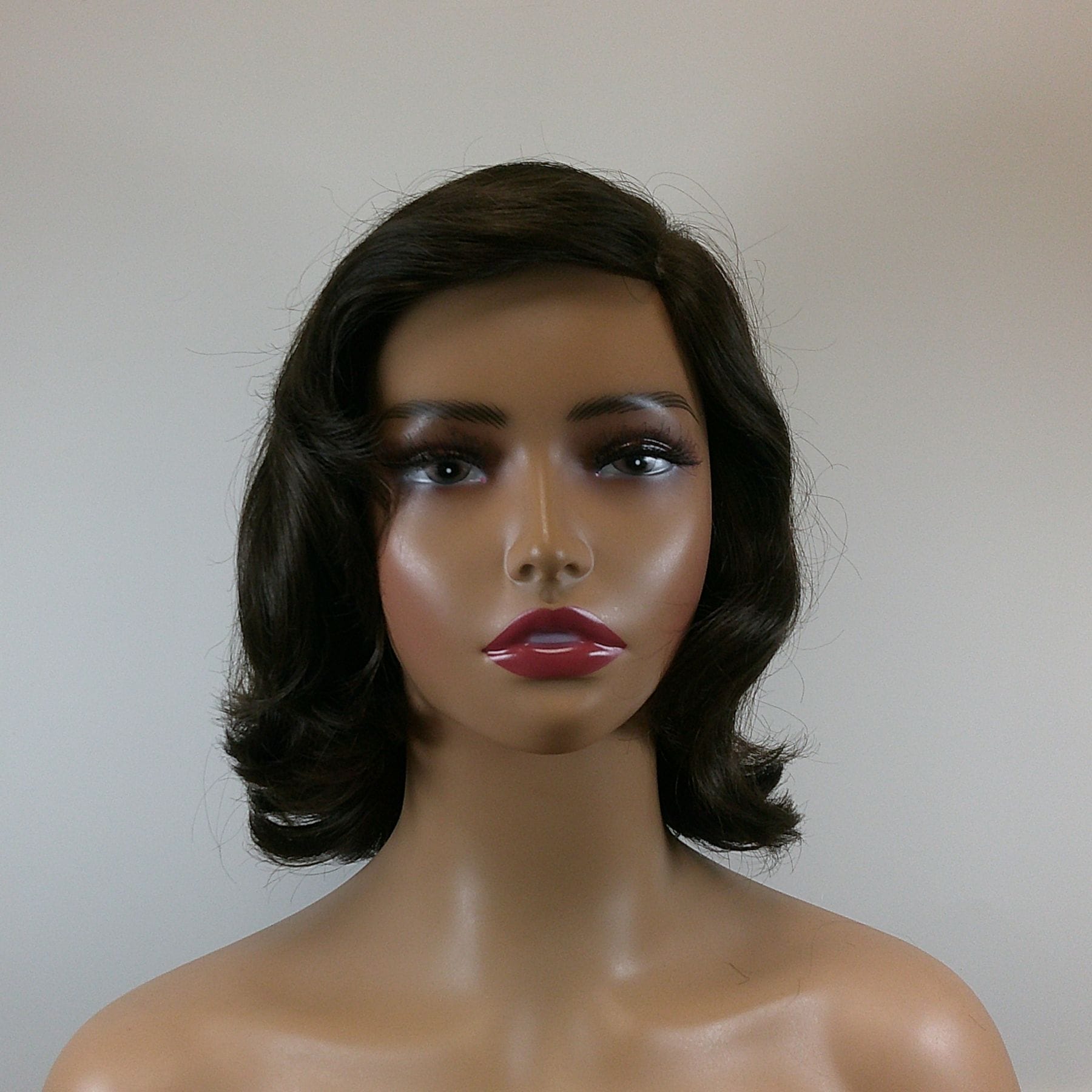 Emily - Brown Medium Length Synthetic Wig