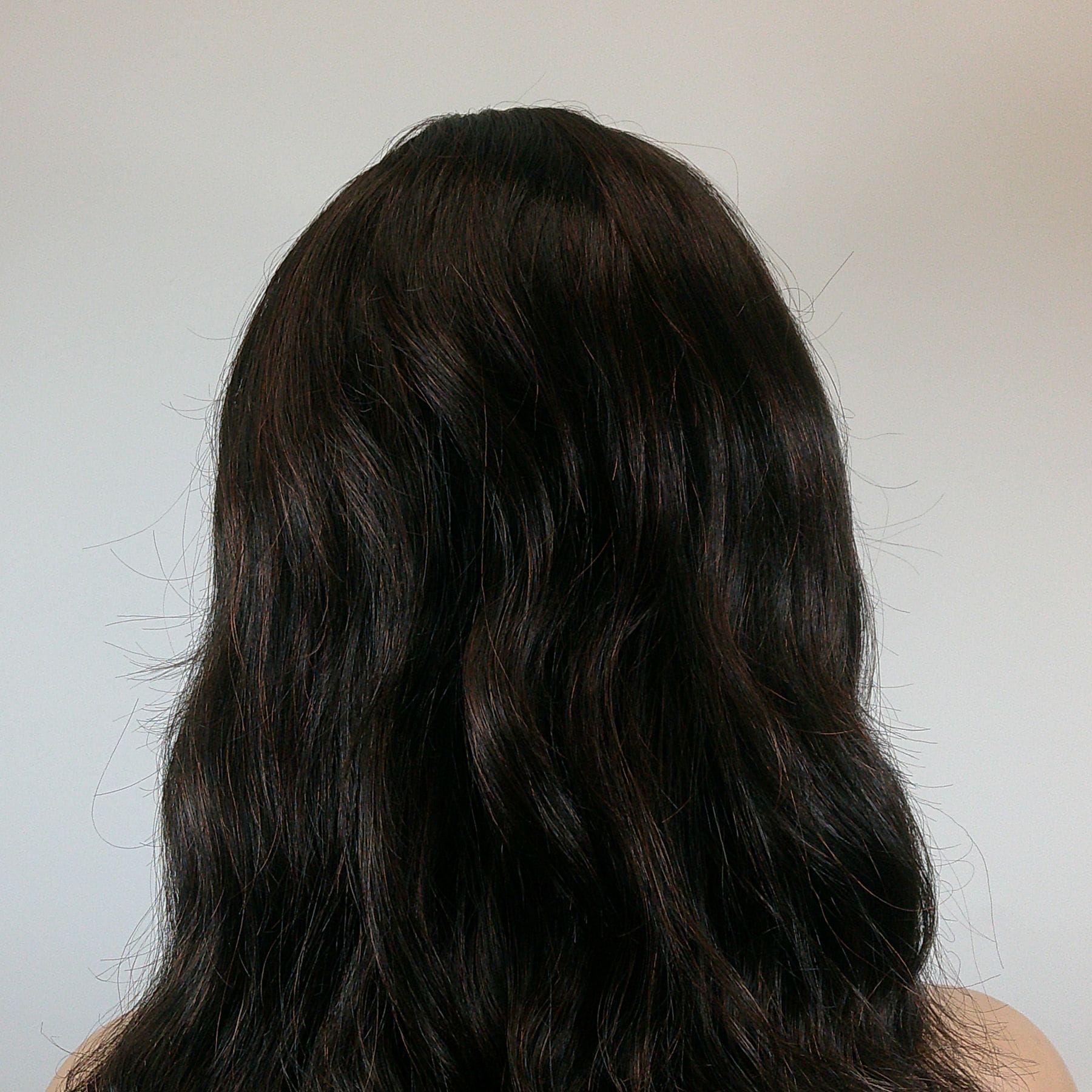 Lindsey - Brown Medium Length Synthetic Wig - Image 2