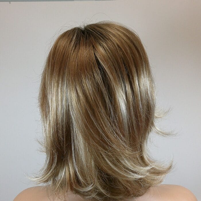 Whitley - Blonde Medium Length Synthetic Wig - Image 2