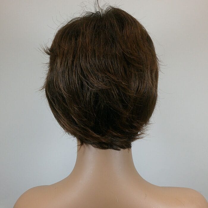 Athena - Brown Short Length Synthetic Wig - Image 2