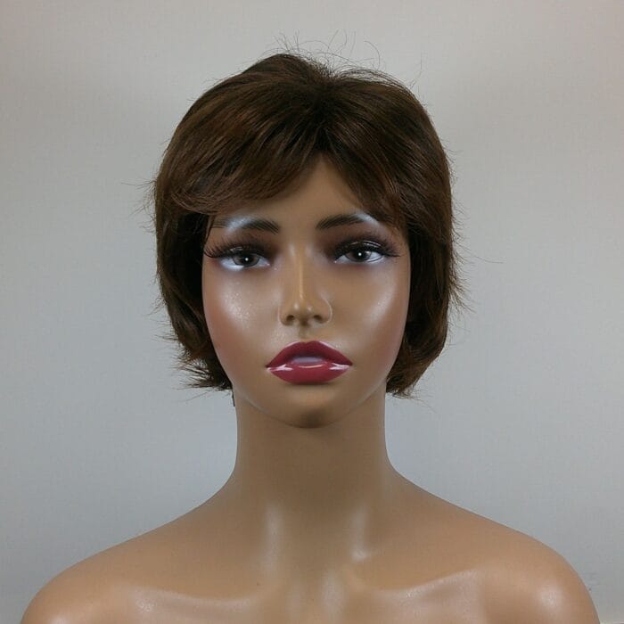 Athena - Brown Short Length Synthetic Wig