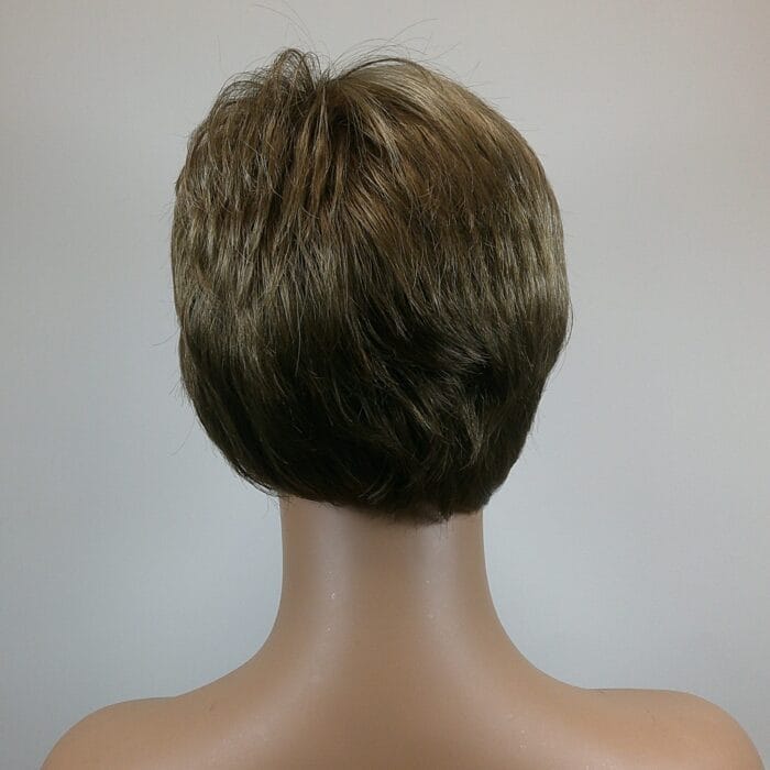 Nancy - Brown Short Length Synthetic Wig - Image 2