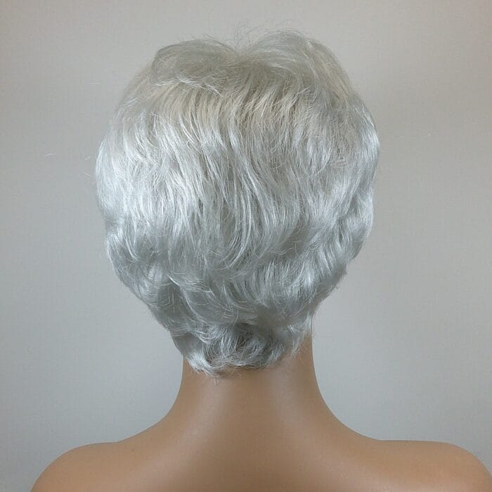 Ocean - White Short Length Synthetic Wig - Image 2