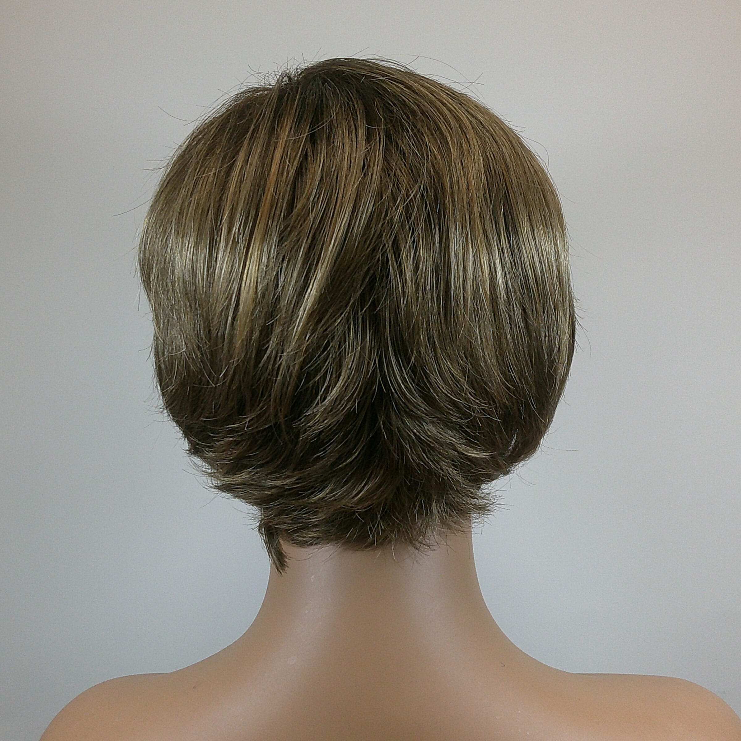 Olive - Brown Short Length Synthetic Wig - Image 2