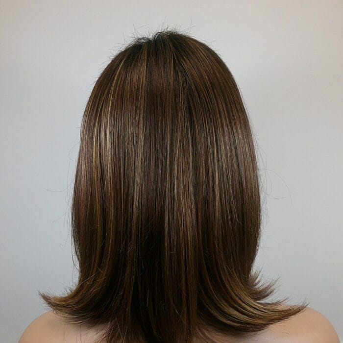 Phoenix - Red Medium Length Synthetic Wig - Image 2