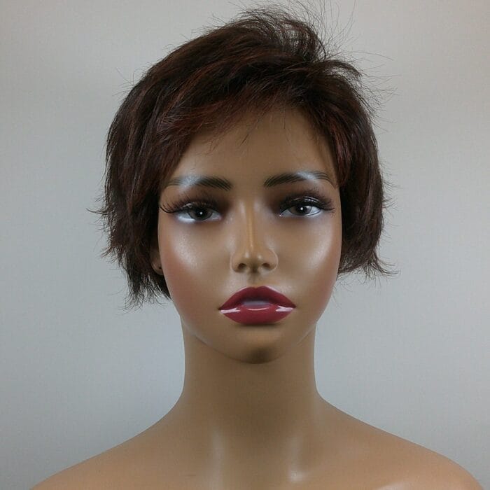 Priya - Red Short Length Synthetic Wig