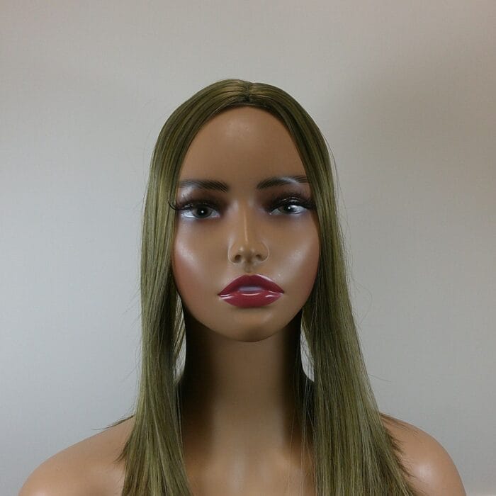 Stacy - Dark Ash Blonde Medium Length Synthetic Topper