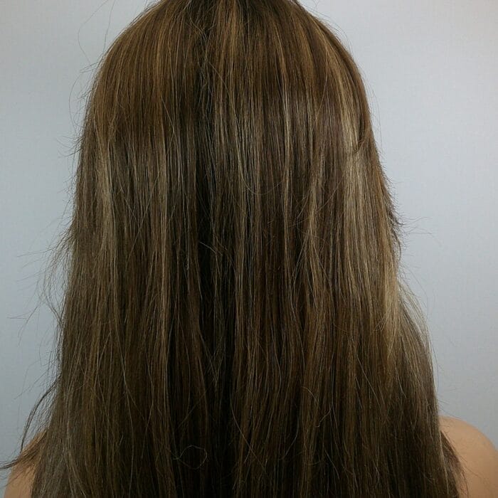 Eleanor - Brown Long Length Synthetic Wig - Image 2