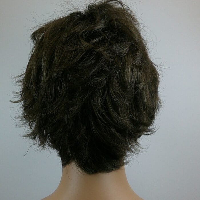 Martha - Brown Short Length Synthetic WIg - Image 2
