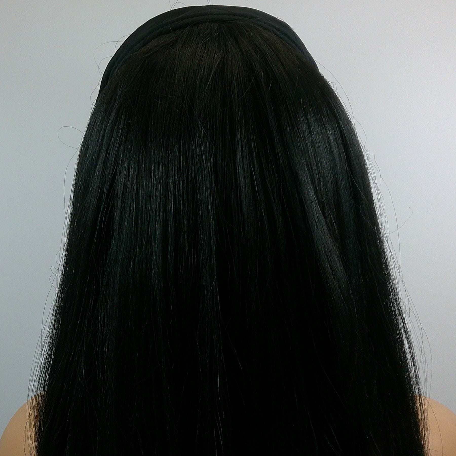 Eden- Black Long Length Synthetic Halo - Image 2