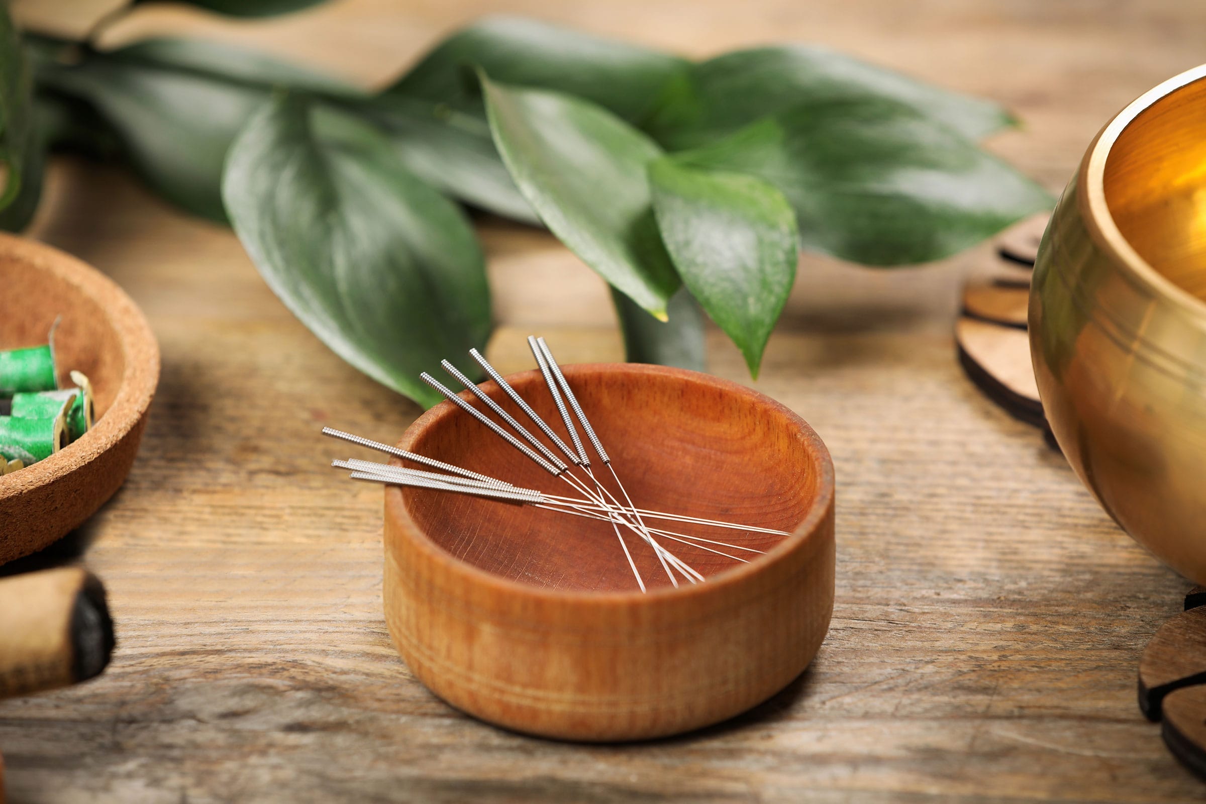 Acupuncture and stone massage