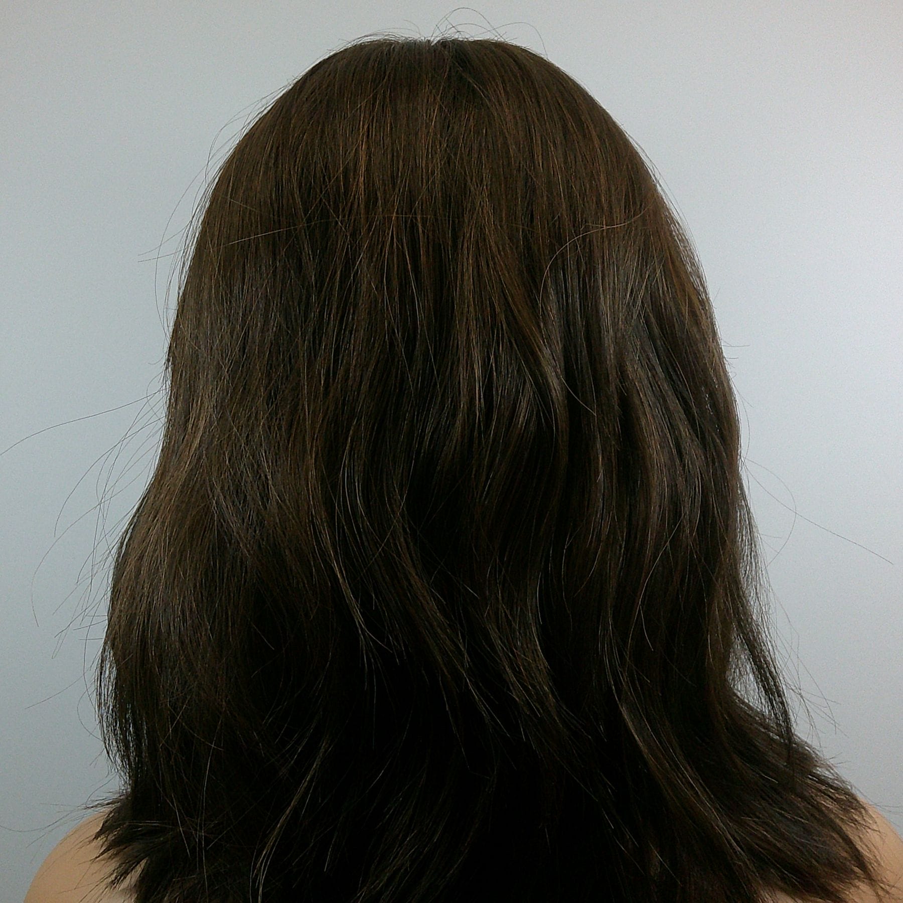 Felicity-Brown Medium Length Synthetic Wig - Image 2